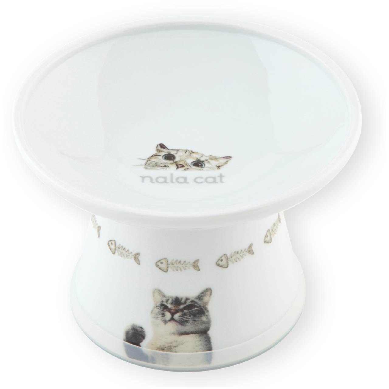 Necoichi raised cat water cheap bowl