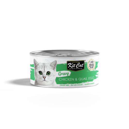 Kit Cat Gravy Series Chicken & Quail Egg 70g